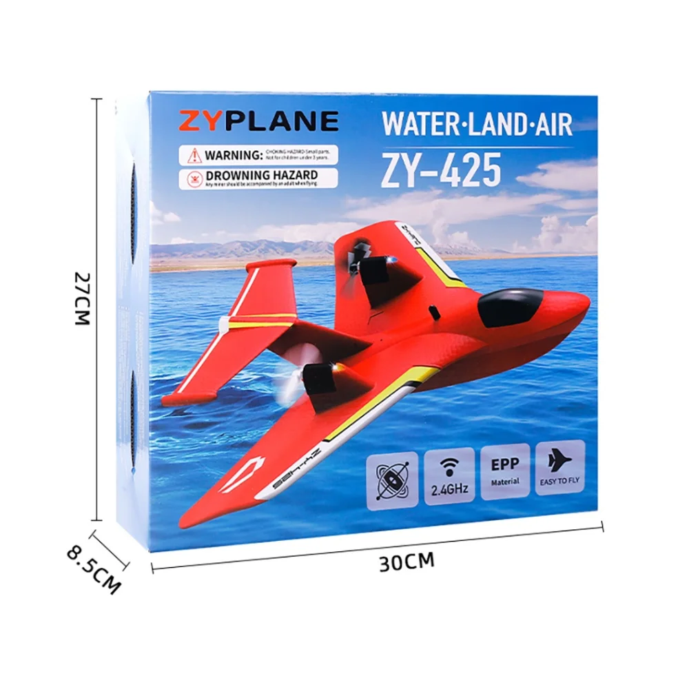 ZHIYANG ZY-425 Sea Land Air 260mm Wingspan 2.4G EPP RC Airplane RTF With LED Light 6