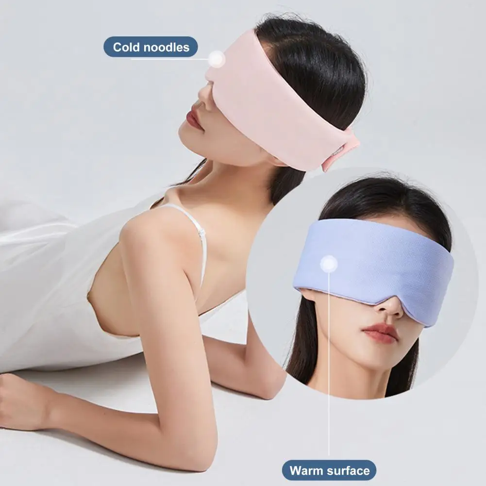 

Sleep Masque Dual-sided Complete Darkness Comfortable Breathable All-season Sleep Eye Cover For Women Men