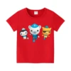 Summer New Octonauts Boy Girl Print Cotton T-shirt Fashion Short Sleeve O-neck Boy's Funny Tee Top Gift For Kids Clothing 6