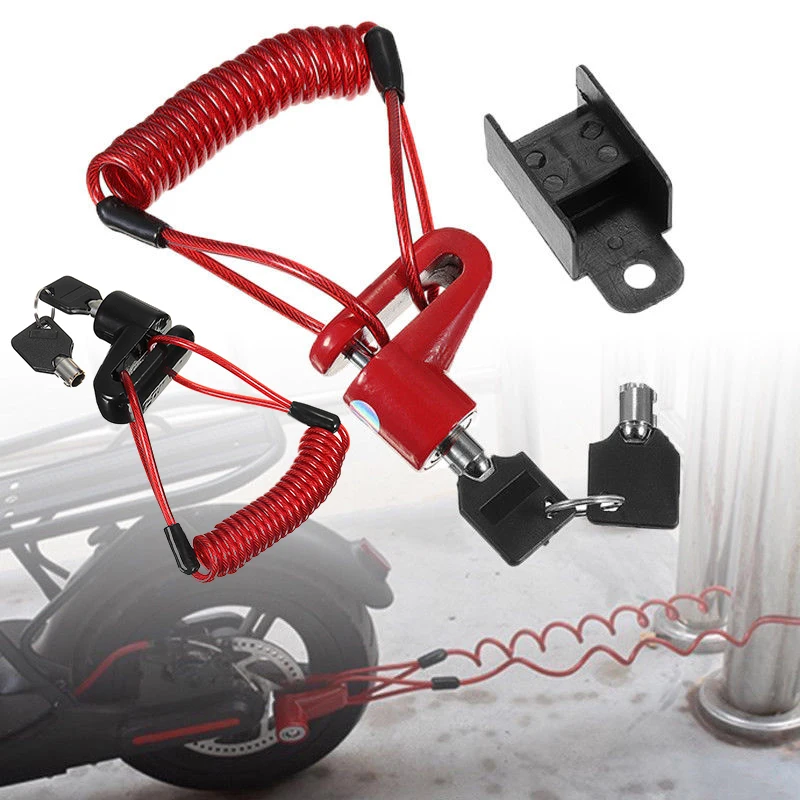 

1Set Anti-theft Bicycle Electric Scooter Disc Brake Wheels Lock For -Xiaomi -Mijia M365 Cycling Scooters Motorcycles Accessories