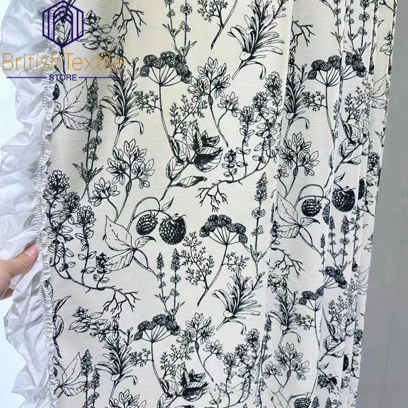 

Living Room Bedroom French Curtains for Living Room Chenille Pine Cone Jacquard Fabric Blackout Window Decoration White Gauze