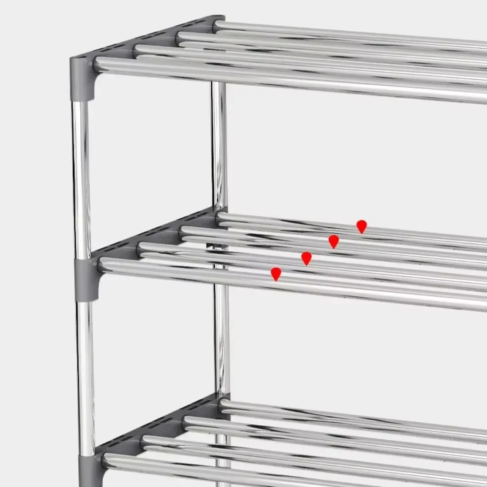 Bookshelf Multi Layer Easy Assembly Diy Wardrobe Plastic Square Storage Rack for Living Room Study Room Bedroom