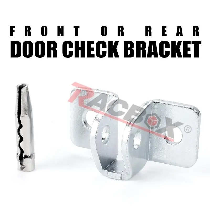 Mid Valley Door Check Bracket & Pin Repair Kit For 84-01 Jeep Cherokee XJ (2 PCS)