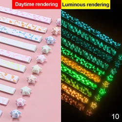 Luminous Origami Star Paper Strips - 210 Sheets (10)