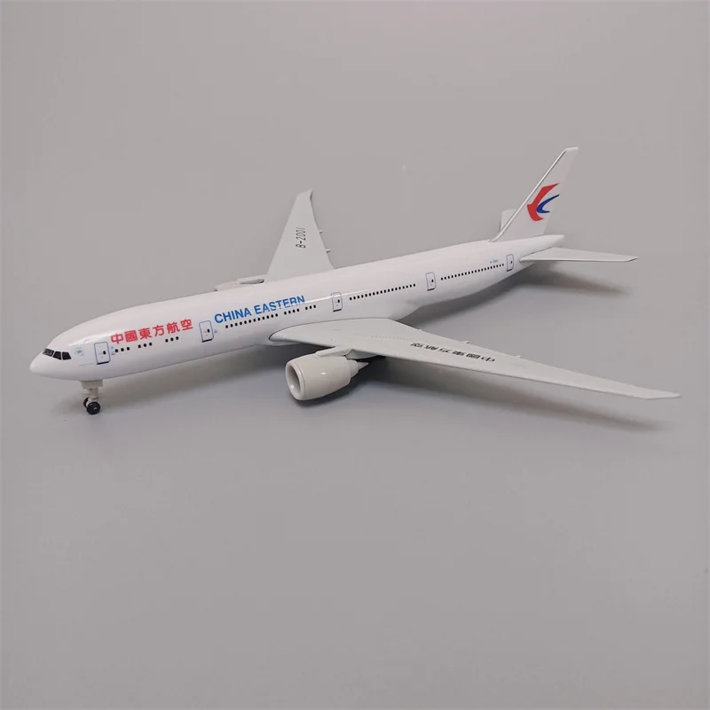 

Модель самолета 20 см из металлического сплава China East, модель самолета Боинг 777 B777 авиакомпании, модель самолета под давлением с посадочным шасси