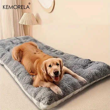 Extra Large Plush Dog Bed Sofa Thickened Super Soft Polyester