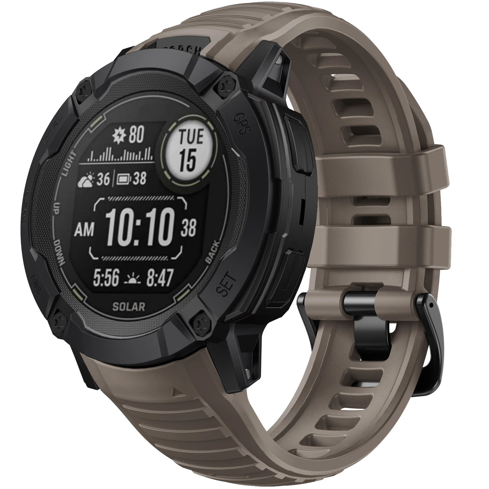 Garmin 26mm Silicone Quick Release Watch Band Bracelet - Easy Fit Rubber Wristband Belt