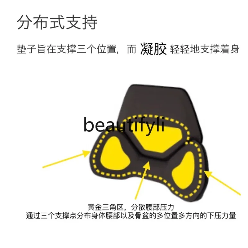 Applicable to the new version of Model3/Y waist rest special inner core gel waist rest car seat support