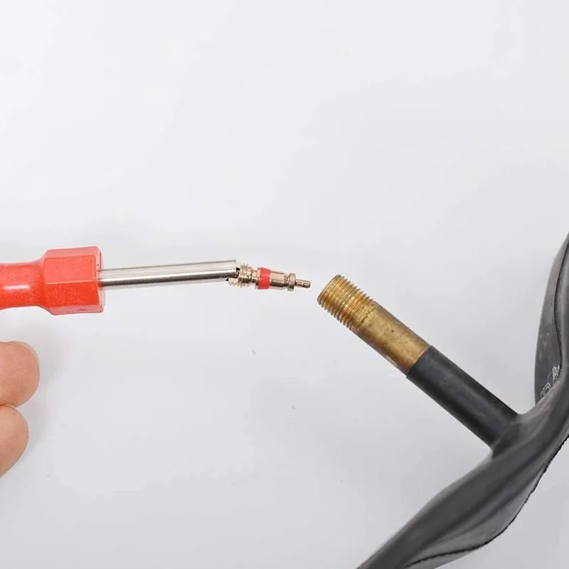 Auto Truck Bicycle Wheel Repair Tool Universal Tire Valve Core Stems Remover Screwdriver Dual Use Car Tire Remover Accessories