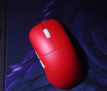 

Waizowl Ogm Gaming Cloud Mouse Dual Mode 2.4g Wireless E-Sports Paw3395 Mouse Accessory Red/ White For Computer Gift
