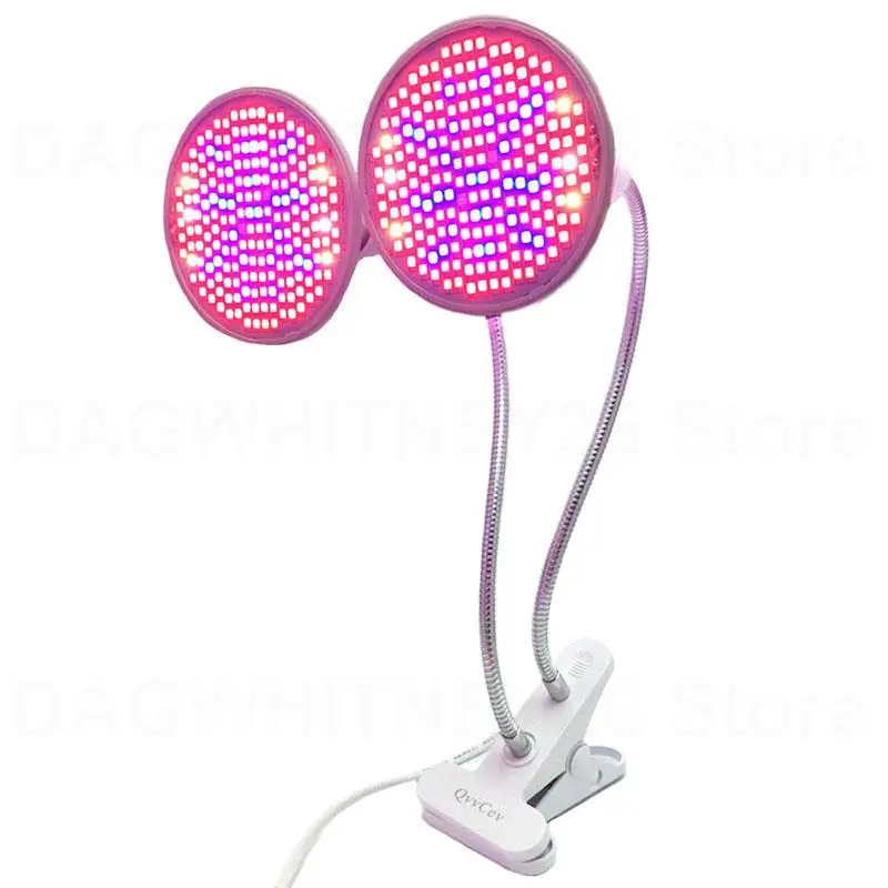 Description Picture 4 of itemDual 200 Led Plant Grow Light Bulb Desk Clip Holder Full Spectrum LED Lamp for Plants Vegs Hydroponic System greenhouse U26