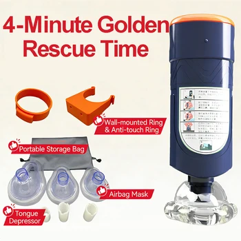 Auto Heimlich Dispositivo di salvataggio per soffocamento di primo soccorso CPR Asfixia per emergenza artificiale Dispositivo di salvataggio domestico per bambini adulti Asphyxia