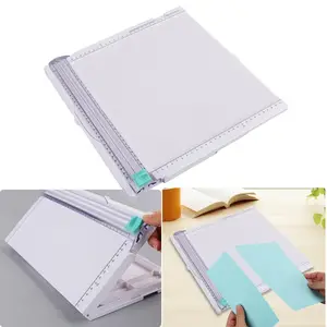 KW-trio 13095 Paper Trimmer Scoring Board 7 in 1 Craft Paper Cutter Blades  Scoring Tool with Paper Folding for Making Photo