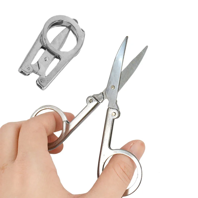 1pcs Portable Mini Folding Sewing Shear Scissors фотографии