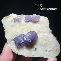Fluorite naturelle 100% neuve, cluster de fluorite cubique violette du Guizhou, spécimen minéral, cluster de quartz cristallin, pierre de guérison, décoration pour la maison 5