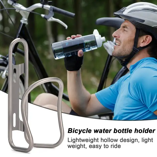Bike Water Bottle Cage Titanium Alloy MTB Road Mountain Bicycle Water Cup Mount Holder Storage Rack Cycling Accessories 2