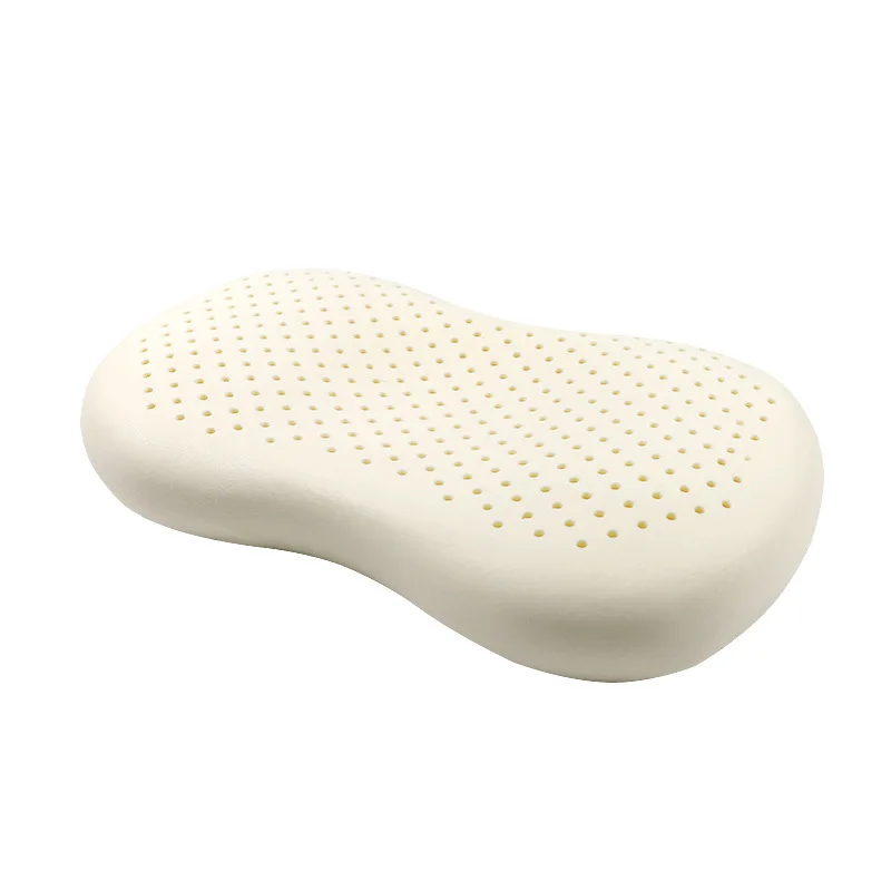 Thailand Pure Natural Latex Pillow Remedial Neck Protect Vertebrae Health Care Orthopedic Pillow Slow Rebound 58x37x9cm 5