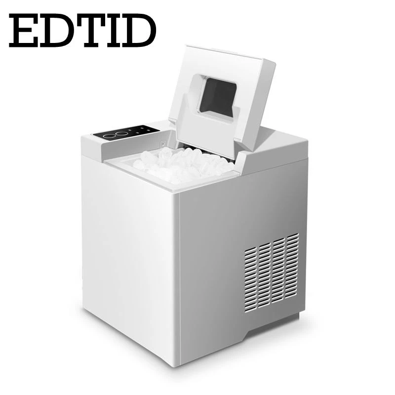 15Kg/24H Automatic Intelligent Ice Maker Manual Water Inlet Bullet