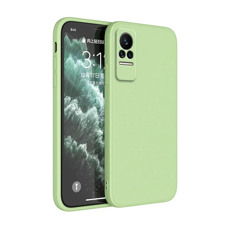 Deluxe Liquid Silicone Shockproof Soft Case - Classic Luxury