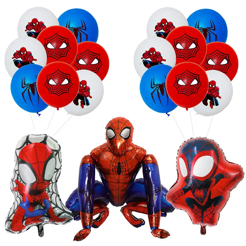 Spiderman Ballon Anniversaire, Decoration Anniversaire 3 ans, Décorations  Anniversaire Fête, Deco Anniversaire Spiderman 3 ans, avec Latex &  Aluminium Ballons pour Fille Garcon Enfant. : : Cuisine et Maison