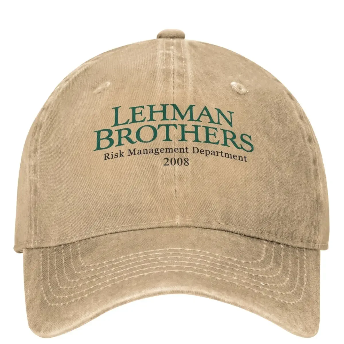 Lehman Brothers Risk Management Casual Baseball Cap Spring Bank Bankruptcy Trucker Hat Fishing Snapback Cap Adult Baseball Caps