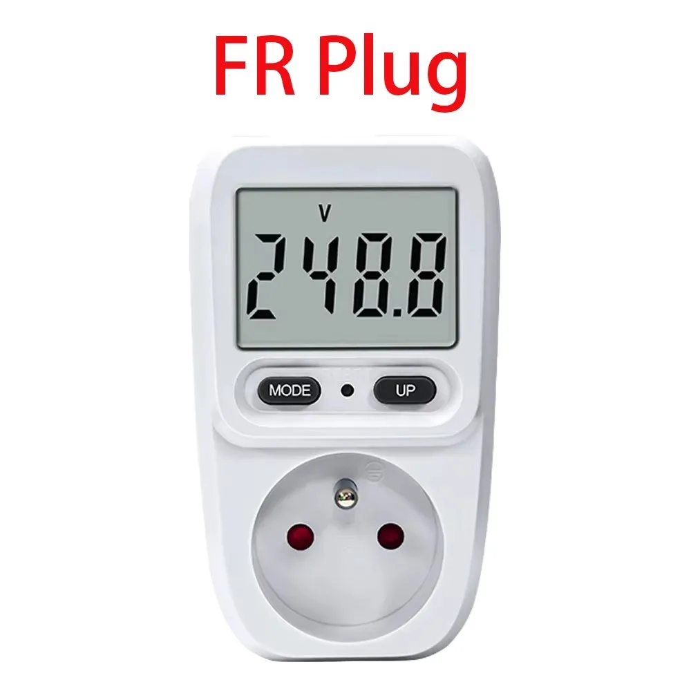 Smart LCD Energy Meter & Power Analyzer Plug – EU/FR