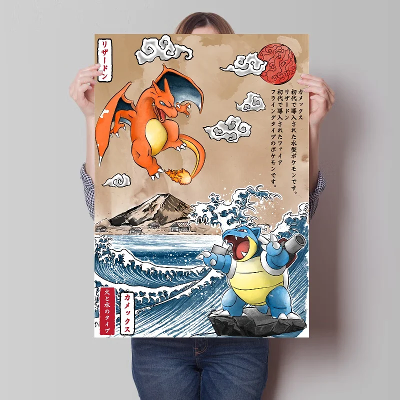 ポケモン ポスター レトロ ポケモン初代ポスター - レトロ - Etsy 日本