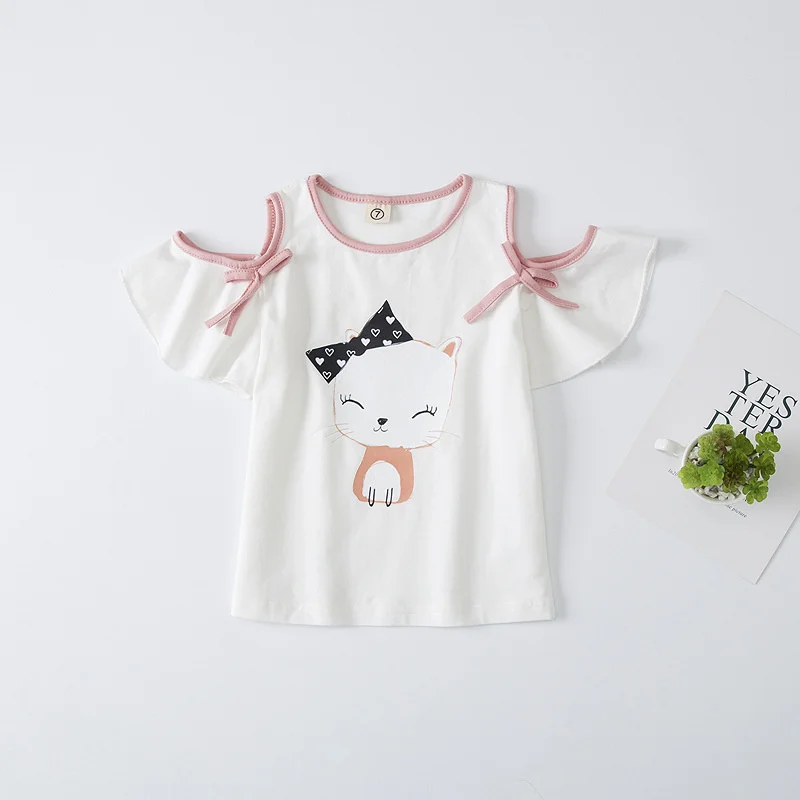 Kids Girl T Shirt Summer Baby Girls Cotton Tops Toddler Tees Clothes Children Clothing Unicorn T-shirts Short Sleeve Wear baby cotton t shirts	