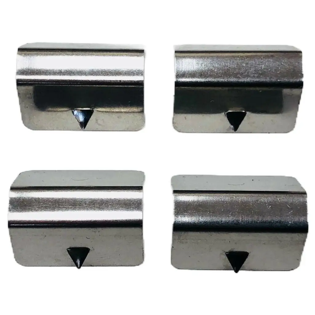 4pcs Car Wind Rain Deflector Clips Set Accessories Universal Metal