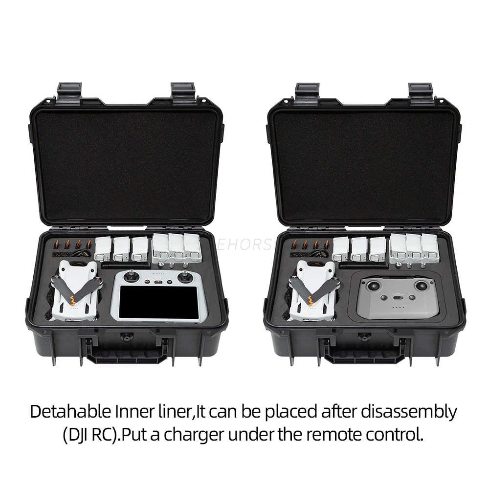 Portable Storage Box Suitcase Hard Case Waterproof Explosion-proof Carrying Case Accessories for DJI Mini 3 Pro/Mini 3 drone accessories drone storage bag dji case drone case handbag case