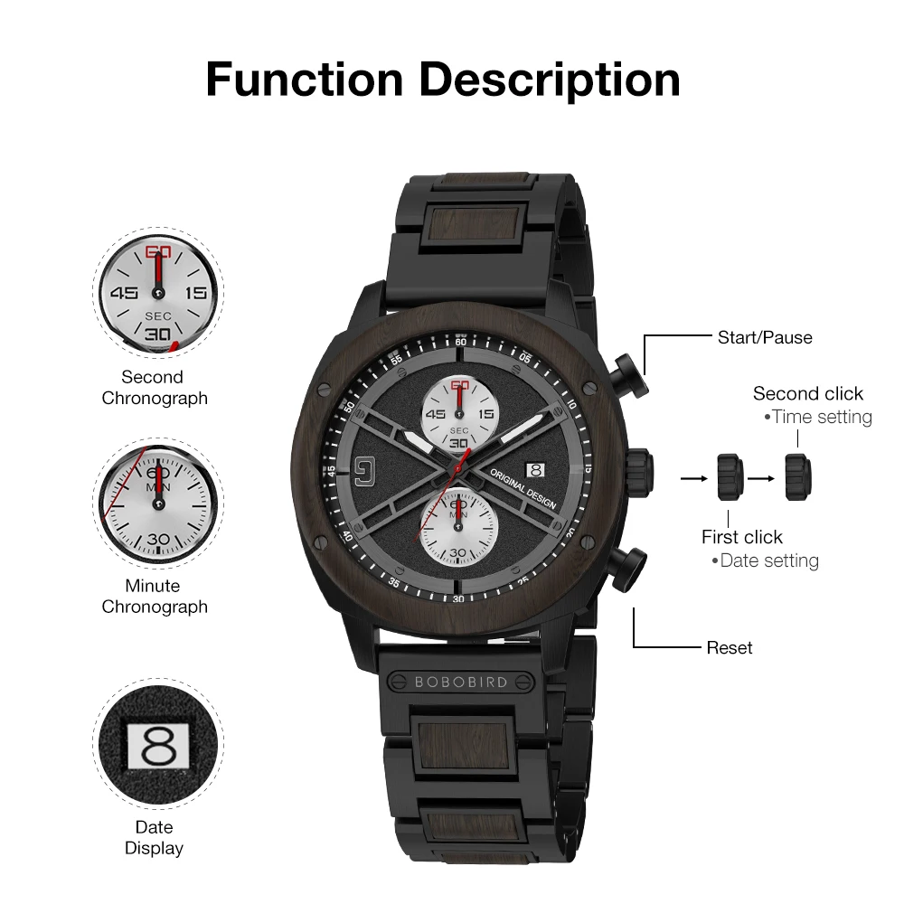 

Men's Watches Luxury Man Watch For Men Luxury Wrist Stopwatch Date Chronograph Wristwatches relogio masculino Male Watch 2020