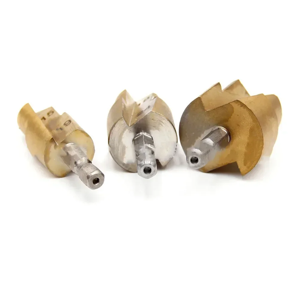 Foret étagé De Levage Pour Réparation De Plombier, Tige Hexagonale, Pièces D'outils électriques, Tuyau D'eau, 6,000 PPR, 1 Pièce, 3 Pièces