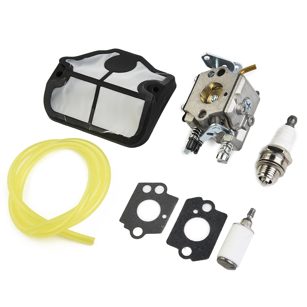 

Durable Useful Accessories Carburetor 530071492 Chainsaw Fuel line Gaskets Kit Spark plug 137 141 142 Air filter