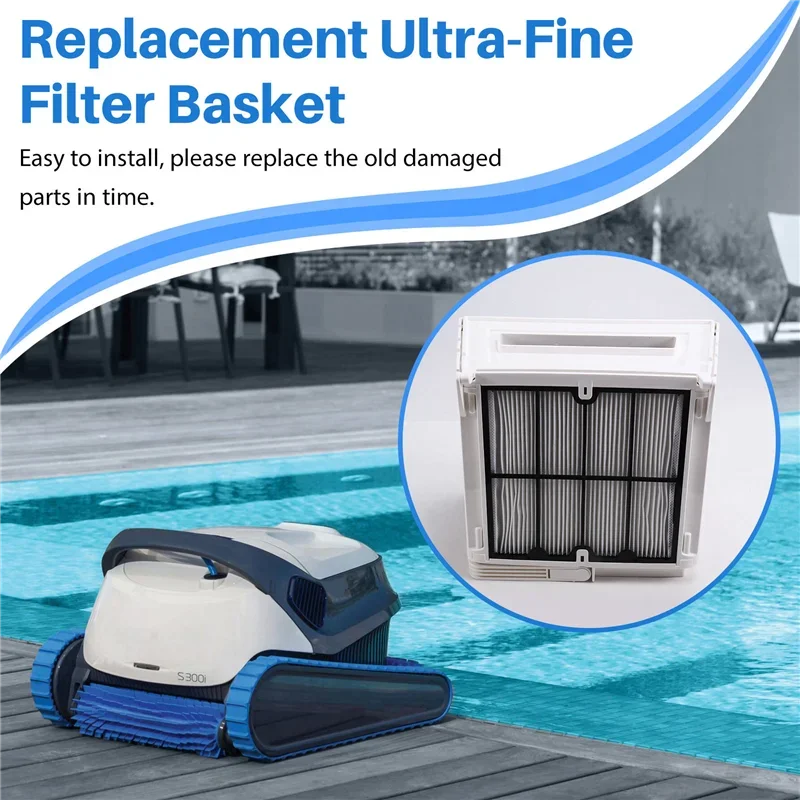 Ultra-fine filter basket front view
