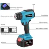 Portable Heat Gun Cordless Electric Heat Gun 30-550℃ LED Temperature Display with 3 Nozzle For Makita/WOBERICH 18V Battery 6