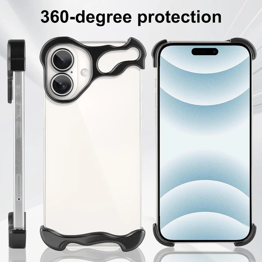 Sleek Metallic Dropproof Tough Cover with Lens Protection
