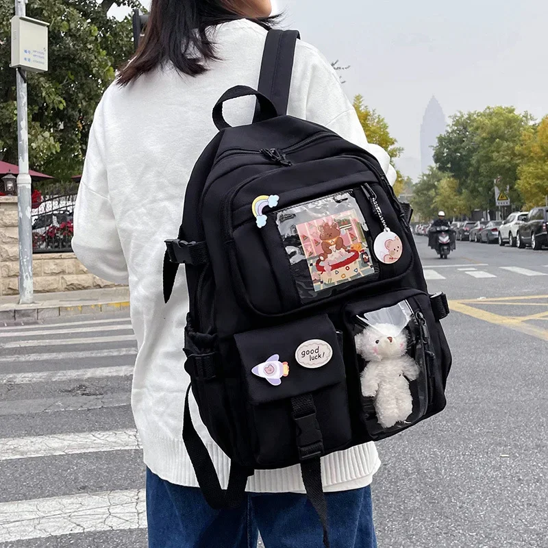 itabag backpack large capacity lightweight large capacity high school students schoolbag female hundreds of shoulder bags 5