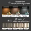 LED Night Light Magnetic Suction Design Adjustable Color Temperatures No Video Flicker 4000mAH Li-ion Battery LED Night Lamp 2