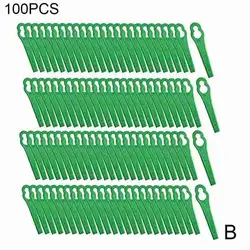 100-Pack Durable Plastic Grass Cutting Blades (B 100pcs)