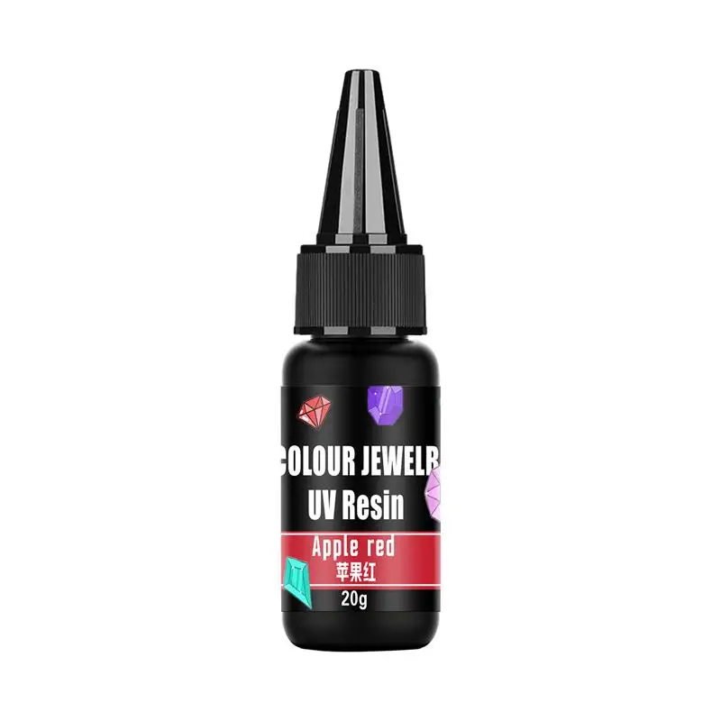 Vibrant Multicolor High-Transparency Glitter UV Epoxy Resin for DIY Jewelry and Home Décor Crafting