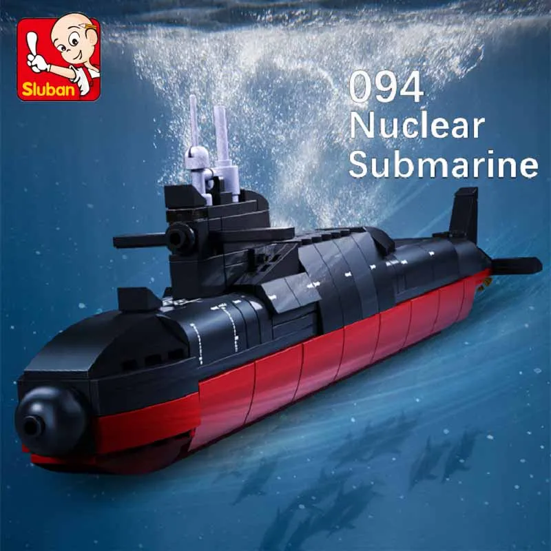 

Sluban Building Block Toys 094 Nuclear Submarine 227PCS Model Bricks B0703 Compatbile With Leading Brand Construction Kits