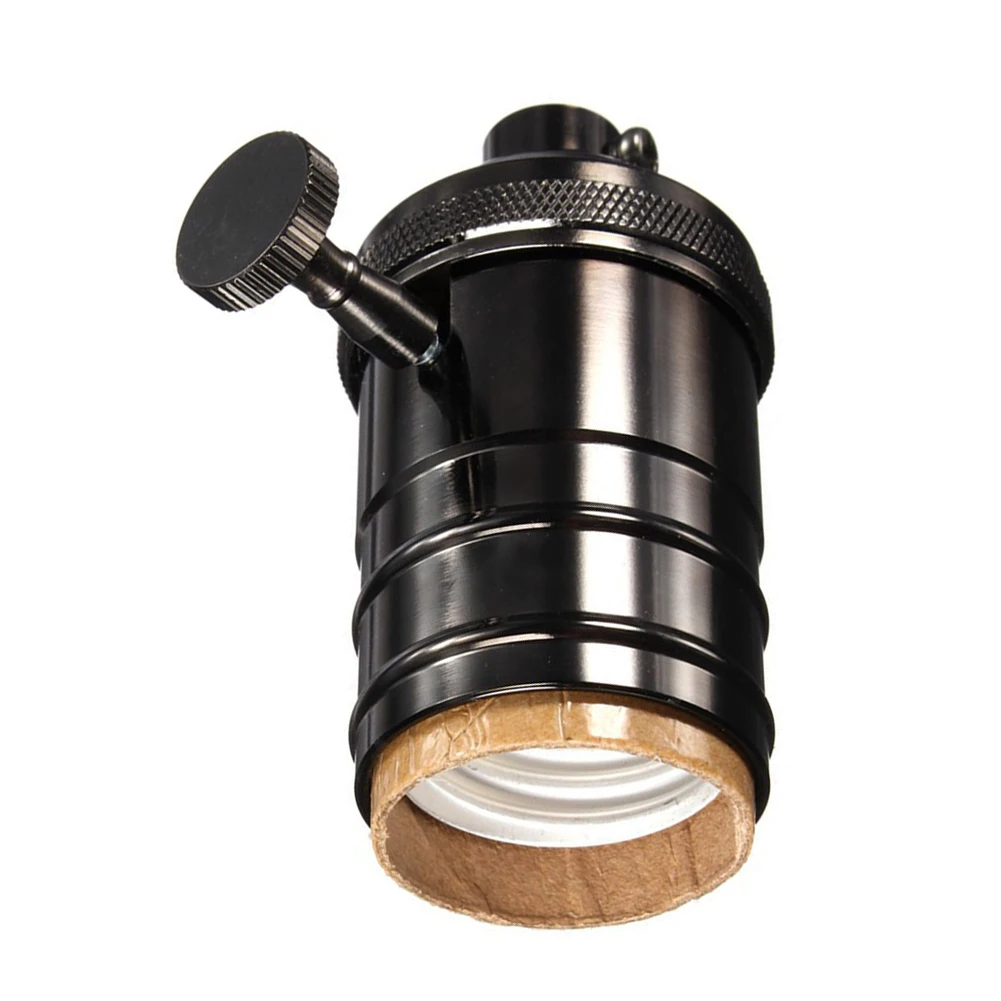 Vintage Lamp E27 Socket Retro Pendant Lights Bulb Socket Screw Base Aluminum Light Industrial Retro Lamp Holder Fitting