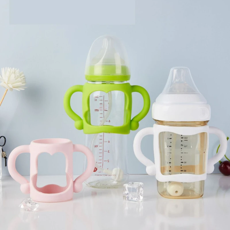 Silicone Bottle Handle for Universal Narrow Baby Bottles