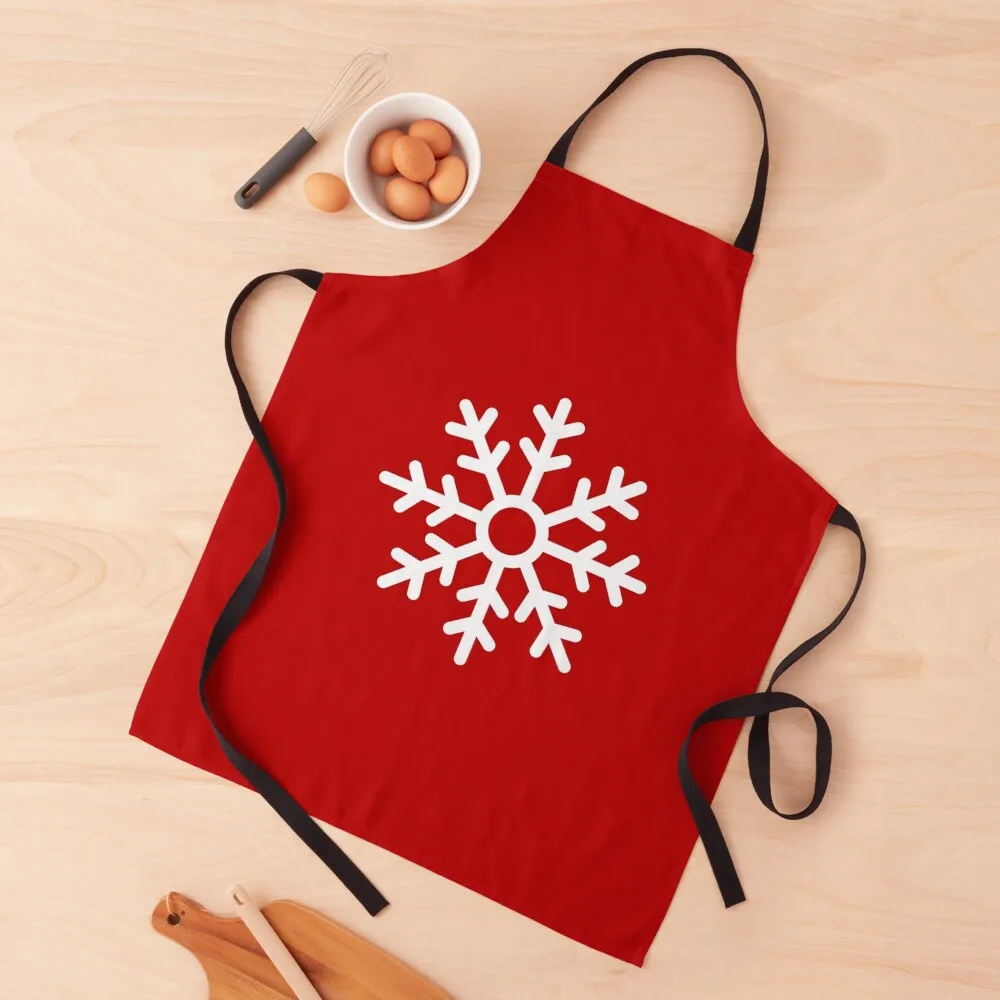 

Snowflake Apron japanese woman Women's Kitchen Men kitchen Apron