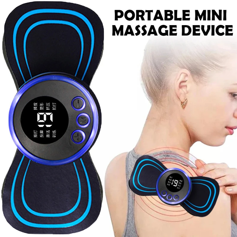 Electric Back And Neck Massager Muscle Massage Machine Shoulders Instrument Body Health Massages Device Cervical Pain Relief jyt hnc factory medical ce high potential therapy instrument for insomnia headache muscle stiffness back pain relief