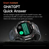 2025 For HUAIWE Military Outdoor GPS Sports Smart Watch Men 1.39" 5ATM Waterproof 530mAh ChatGPT AI Assistant Compass Smartwatch - Image 6