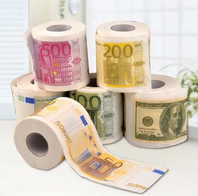 toilet paper roll bulk $100 Dollar Humour Toilet Paper Bill Toilet Paper  Roll Novelty Gag Gift Funny Gag Gift hot - AliExpress