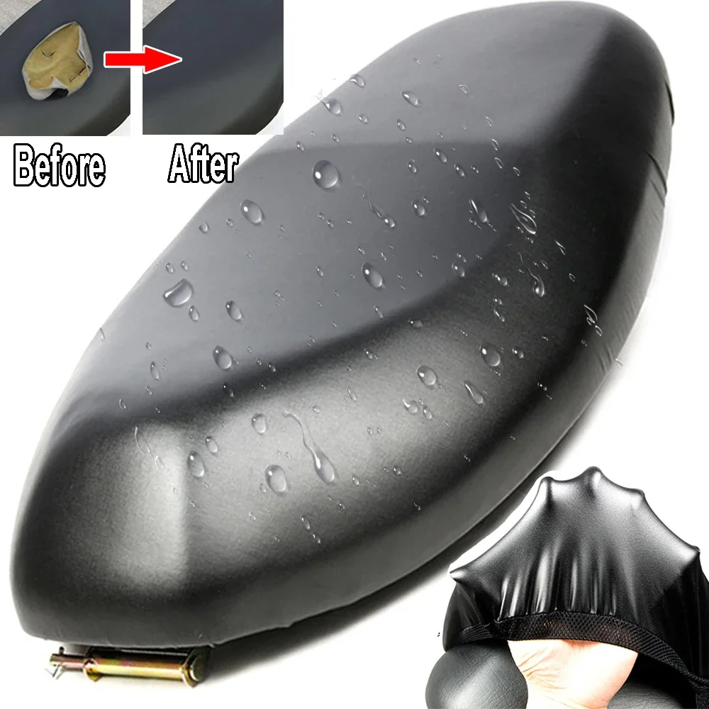 Motorcycle Seat Covers Waterproof Breathable Leather 3D Mesh Cushion Protector Sunscreen Motorcycle Electric Scooter