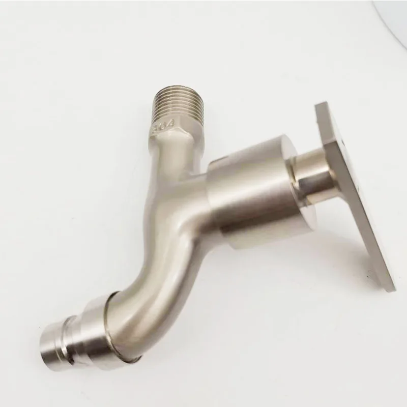 G1/2'' Washing Machine Tub Tap 304 Stainless Steel Brushed Clod Water Faucet Wall Mount Outdoor Garden Faucet water tap faucet,garden bibcocks,washing machine faucet
