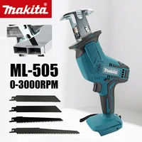 Scie sauteuse sans fil Makita ML-505, scie à chaîne électrique, outil électrique portable pour la coupe du bois, du métal et des tuyaux 1